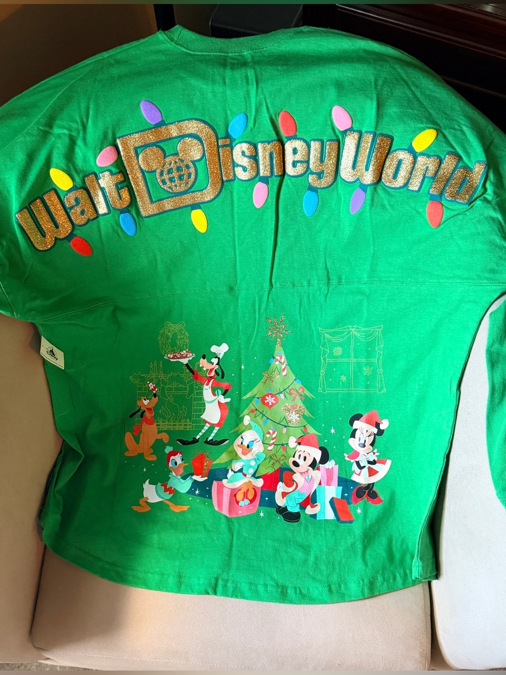 NWT Disney World Spirit Jersey - Unisex - 2023 Holiday Edition, Green - Size XXL